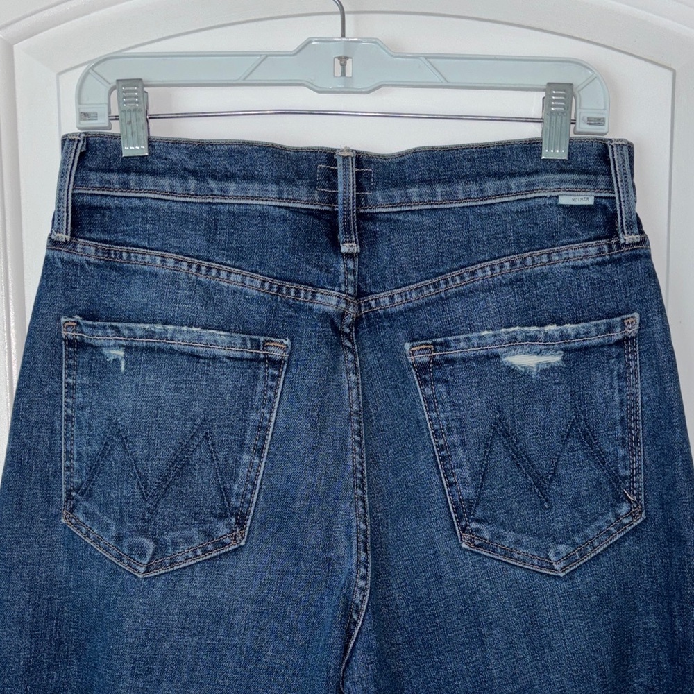 MOTHER Straight-Leg Jeans in Deep Indigo - Picture 8 of 16